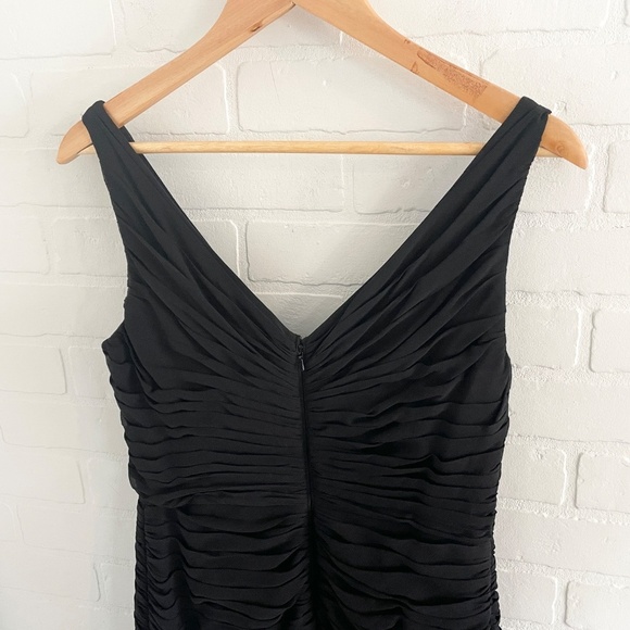 Tadashi Rare Vintage Dress High Low Lace Dark Romantic Fairy Flowy Luxury Sz 12 - Picture 9 of 13